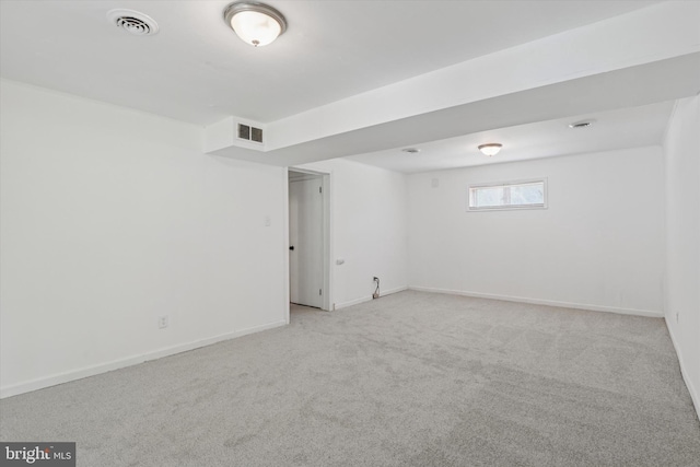2425 W Colonial Dr, Upper Chichester, PA 19061 - below grade area with carpet and baseboards