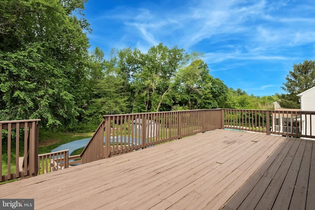 2425 W Colonial Dr, Upper Chichester, PA 19061 - view of wooden terrace