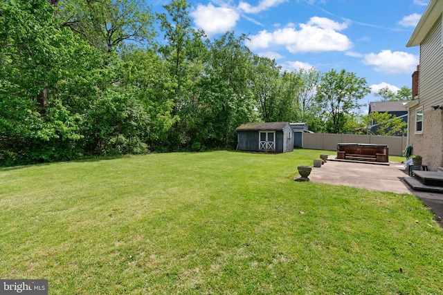 2958 Hannah Ave, Norristown, PA 19401 - view of yard featuring a hot tub and a patio area