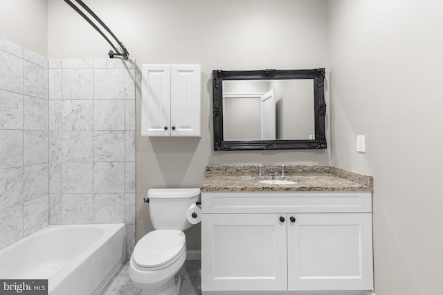 1811 Chestnut St Unit 104, Philadelphia, PA 19103 - full bathroom featuring toilet, vanity, and shower / washtub combination