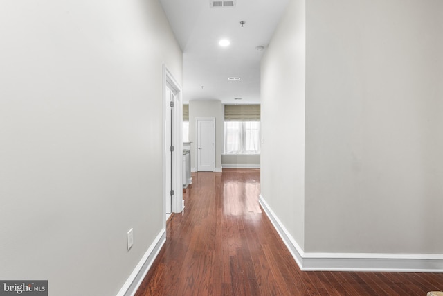 1811 Chestnut St Unit 104, Philadelphia, PA 19103 - corridor featuring dark wood-type flooring and baseboards