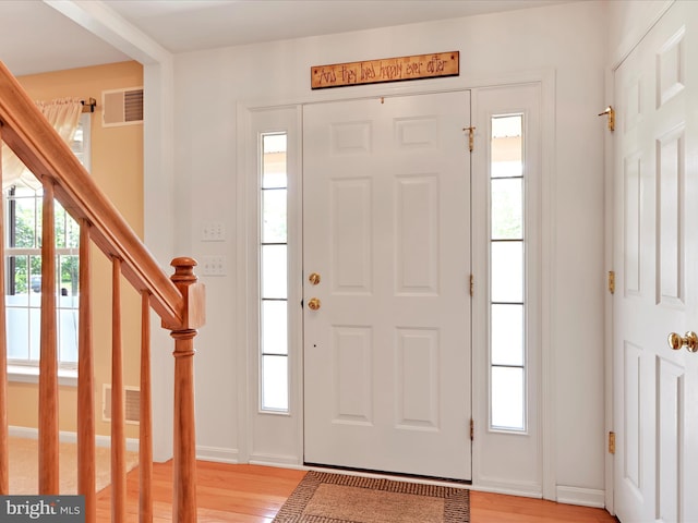 15 Behrens Dr, Palmyra, PA 17078 - entryway featuring stairway and light wood-style floors