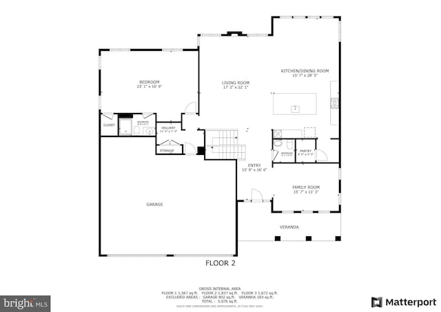 5809 Savannah Dr, Brandywine, MD 20613 - home floor plan