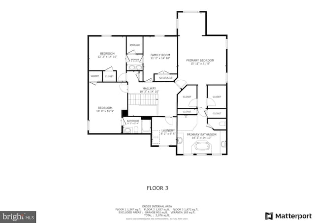 5809 Savannah Dr, Brandywine, MD 20613 - room layout