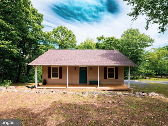 1502 Tomahawk Trl, Winchester, VA 22602 - view of front of property with covered porch and a shingled roof
