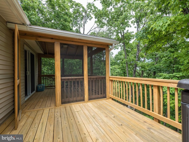 1502 Tomahawk Trl, Winchester, VA 22602 - wooden deck featuring a sunroom