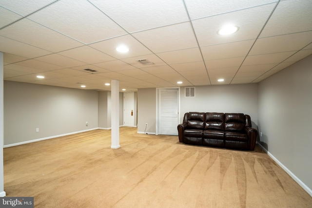 11 Adams Ct, Plainsboro, NJ 08536 - finished below grade area with carpet floors, recessed lighting, and baseboards