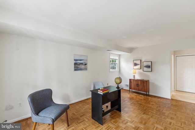 11706 Milbern Dr, Rockville, MD 20854 - office area with baseboards