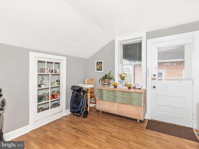 250 E E Main St, Waynesboro, PA 17268 - foyer entrance featuring lofted ceiling and light wood-style flooring