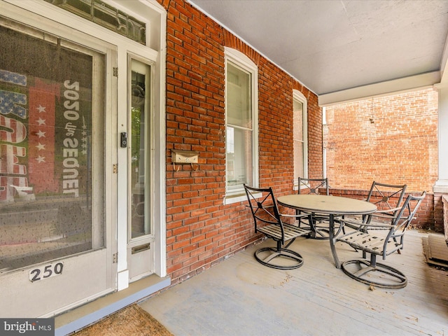 250 E E Main St, Waynesboro, PA 17268 - porch with outdoor dining space