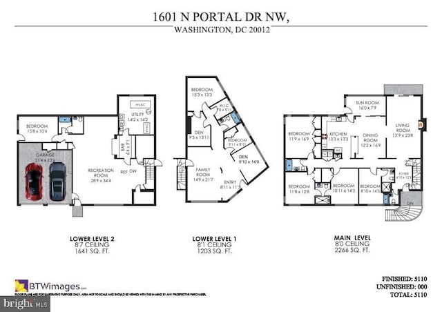 1601 N Portal Dr NW, Washington, DC 20012 - room layout