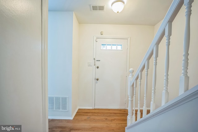 8361 Luce Ct, Springfield, VA 22153 - foyer with wood finished floors and stairs