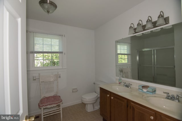 9 Paddington Ct, Hockessin, DE 19707 - full bath with a shower stall, toilet, and double vanity