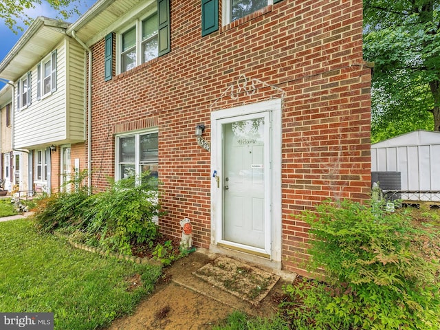 7324 E Springbrook Ct, Middletown, MD 21769 - doorway to property with brick siding