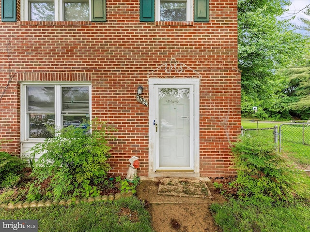 7324 E Springbrook Ct, Middletown, MD 21769 - doorway to property with brick siding