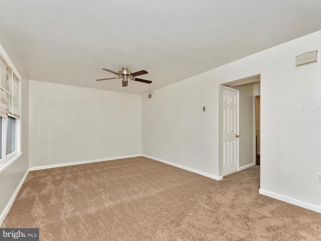 7324 E Springbrook Ct, Middletown, MD 21769 - carpeted empty room featuring a ceiling fan and baseboards
