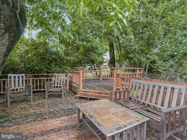 1316 Swan Harbour Rd, Fort Washington, MD 20744 - view of wooden deck