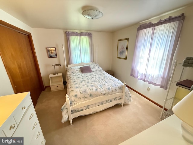 23 N Valley View Ln, Keyser, WV 26726 - carpeted bedroom with baseboards and a closet