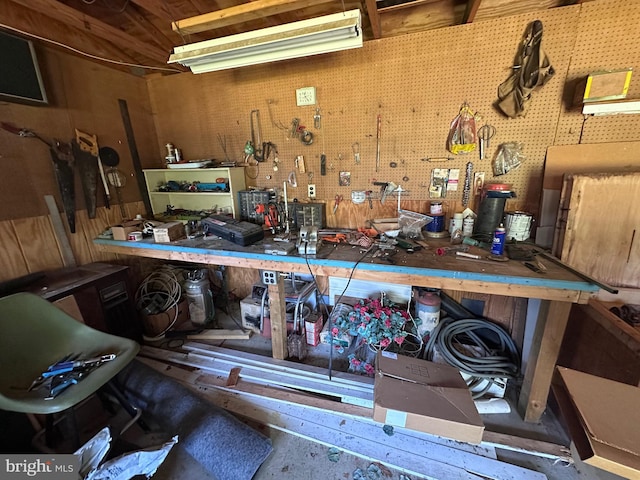 23 N Valley View Ln, Keyser, WV 26726 - misc room featuring a workshop area