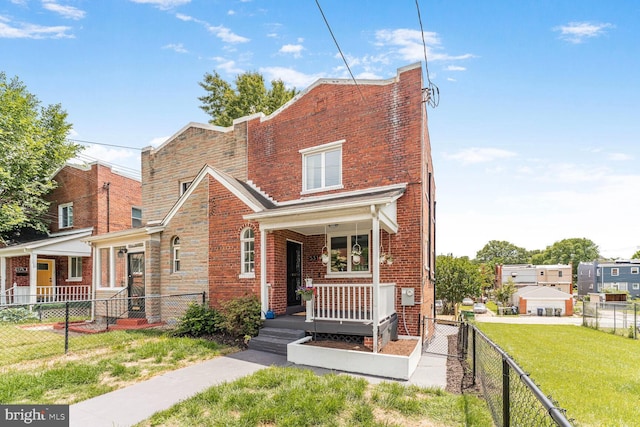5319 Ames St NE, Washington, DC 20019 - view of front of home with a porch and brick siding