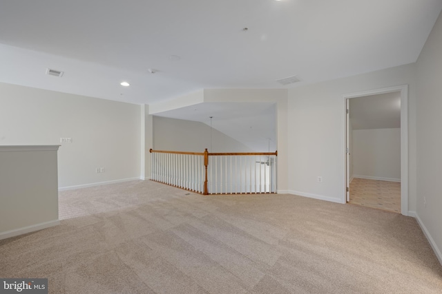 2342 Adam David Way, Marriottsville, MD 21104 - carpeted spare room featuring recessed lighting, baseboards, and vaulted ceiling
