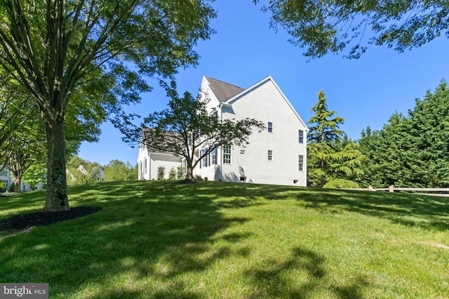 11 Woods Edge Rd, West Chester, PA 19382 - view of side of home featuring a yard and stucco siding