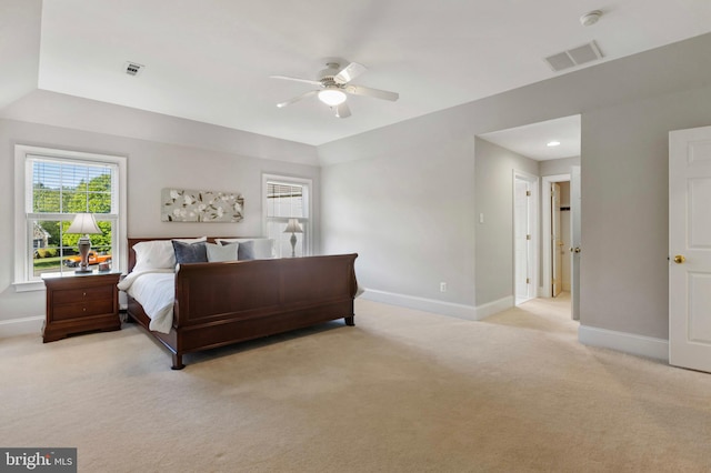 11 Woods Edge Rd, West Chester, PA 19382 - bedroom featuring baseboards, light colored carpet, and ceiling fan