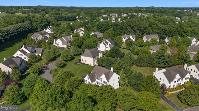 11 Woods Edge Rd, West Chester, PA 19382 - aerial overview of property's location with nearby suburban area