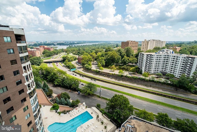 1600 N Oak St Unit 324, Arlington, VA 22209 - view of urban area with a pool area and a major roadway