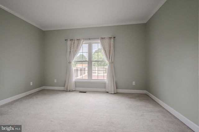 143 Bakerfield Dr, Middletown, DE 19709 - carpeted empty room with crown molding and baseboards