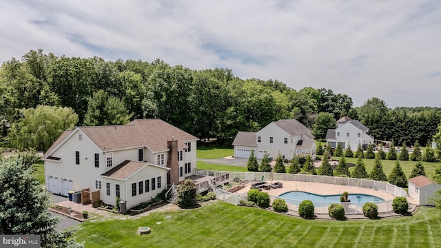 143 Bakerfield Dr, Middletown, DE 19709 - bird's eye view of a pool