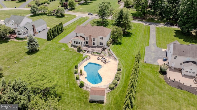 143 Bakerfield Dr, Middletown, DE 19709 - bird's eye view of a pool
