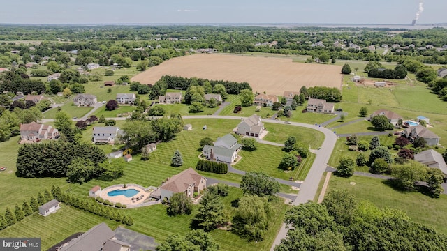 143 Bakerfield Dr, Middletown, DE 19709 - bird's eye view of a pool area