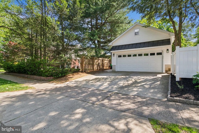 330 Wood Ln, Haddonfield, NJ 08033 - garage featuring driveway