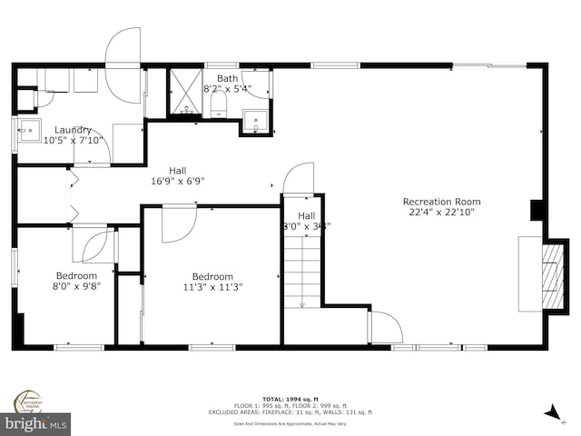 6913 Fulford St, Clinton, MD 20735 - home floor plan