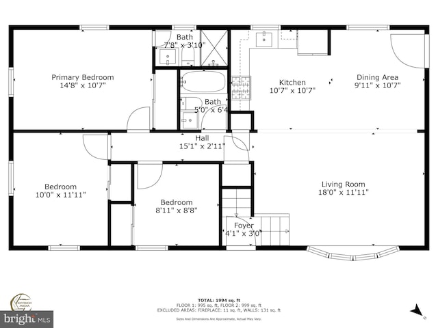 6913 Fulford St, Clinton, MD 20735 - room layout