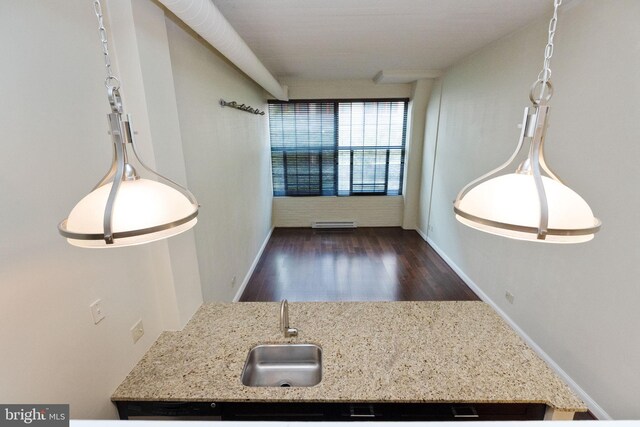 2429 Locust St Unit 319, Philadelphia, PA 19103 - interior space featuring wood finished floors and baseboards