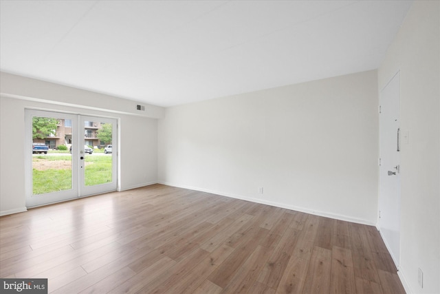 6270 Edsall Rd Unit 101, Alexandria, VA 22312 - empty room with wood finished floors and baseboards