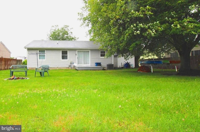 17 Greenridge Ave, Ridgely, MD 21660 - back of property featuring central AC