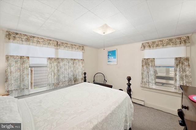 104 11th St, Ocean City, MD 21842 - carpeted bedroom with a baseboard heating unit