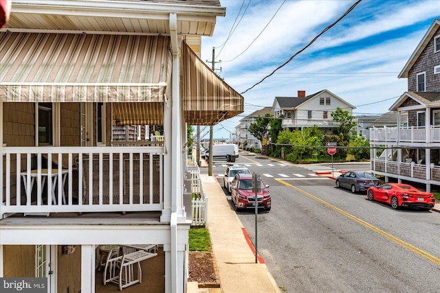 104 11th St, Ocean City, MD 21842 - view of asphalt road with sidewalks, curbs, and traffic signs