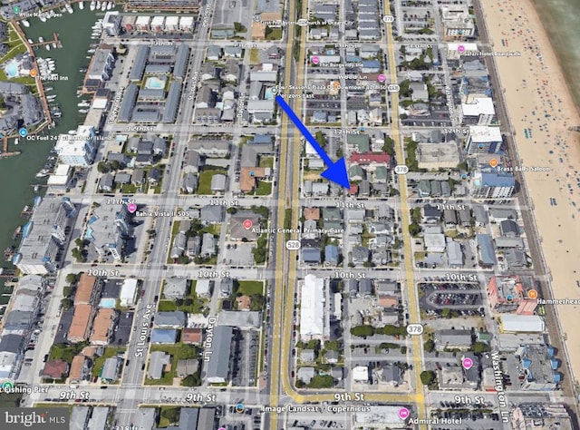104 11th St, Ocean City, MD 21842 - aerial overview of property's location