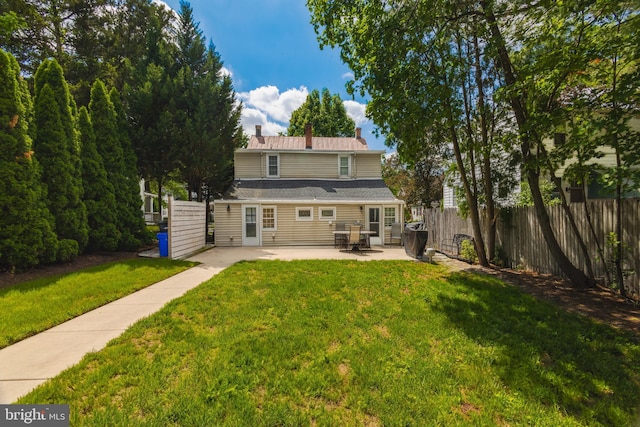 131 Main, Medford, NJ 08055 - rear view of property with a patio area and a chimney