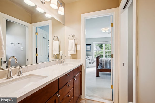 2371 N Edgewood St, Arlington, VA 22207 - full bath with double vanity and ensuite bathroom