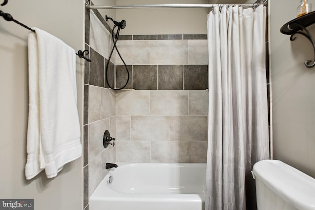 2371 N Edgewood St, Arlington, VA 22207 - bathroom with shower / tub combo with curtain