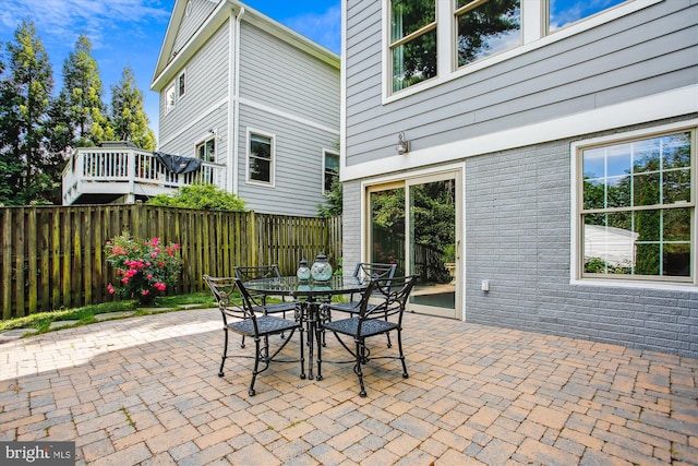 2371 N Edgewood St, Arlington, VA 22207 - view of patio with outdoor dining space
