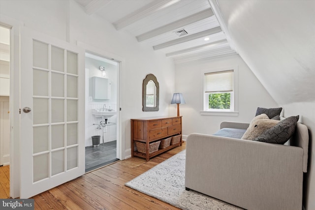 1202 W Wynnewood Rd Unit 1, Wynnewood, PA 19096 - sitting room featuring wood finished floors