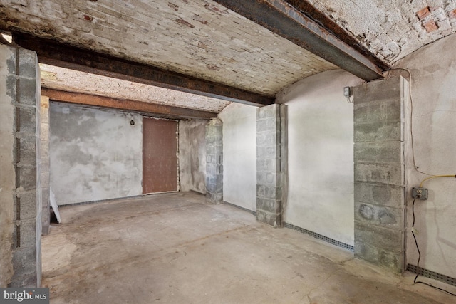 1202 W Wynnewood Rd Unit 1, Wynnewood, PA 19096 - view of unfinished basement