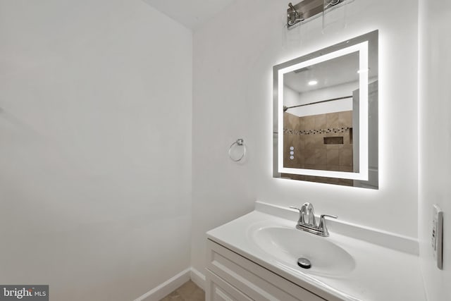 20036 Appledowre Cir Unit 450, Germantown, MD 20876 - full bath featuring vanity and a tile shower