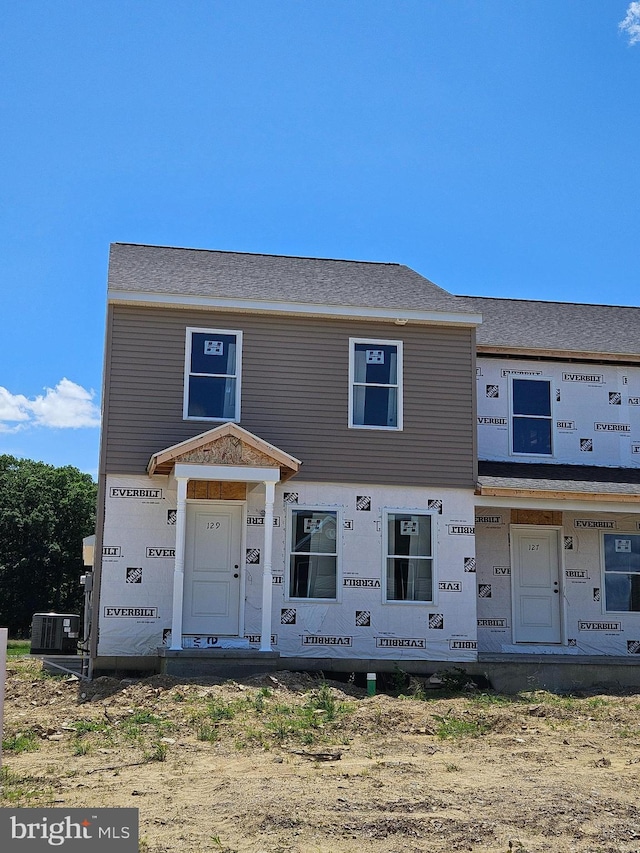 129 Homestead Dr, Gettysburg, PA 17325 - property under construction with central air condition unit